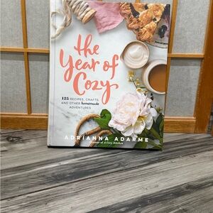 The Year of Cozy Book with Floral Cover